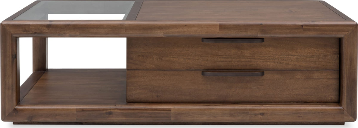 Sol Brown Spice Storage Coffee Table by Modus Furniture at Eve Furniture