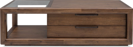 Sol Brown Spice Storage Coffee Table by Modus Furniture at Eve Furniture