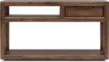 Sol Brown Spice Storage Console Table