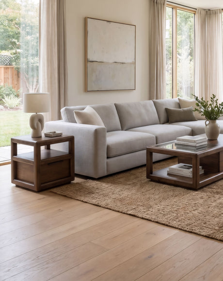Sol Brown Spice Storage End Table by Modus Furniture at Eve Furniture