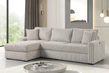 Sol Siberia Gray Reversible Sectional