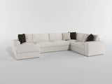 Solace Beige LAF Sectional by Homelegance at Eve Furniture