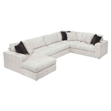 Solace Beige LAF Sectional by Homelegance at Eve Furniture