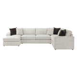 Solace Beige LAF Sectional by Homelegance at Eve Furniture