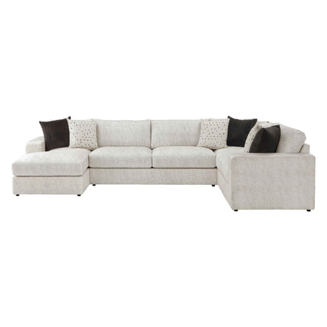 Solace Beige LAF Sectional by Homelegance at Eve Furniture