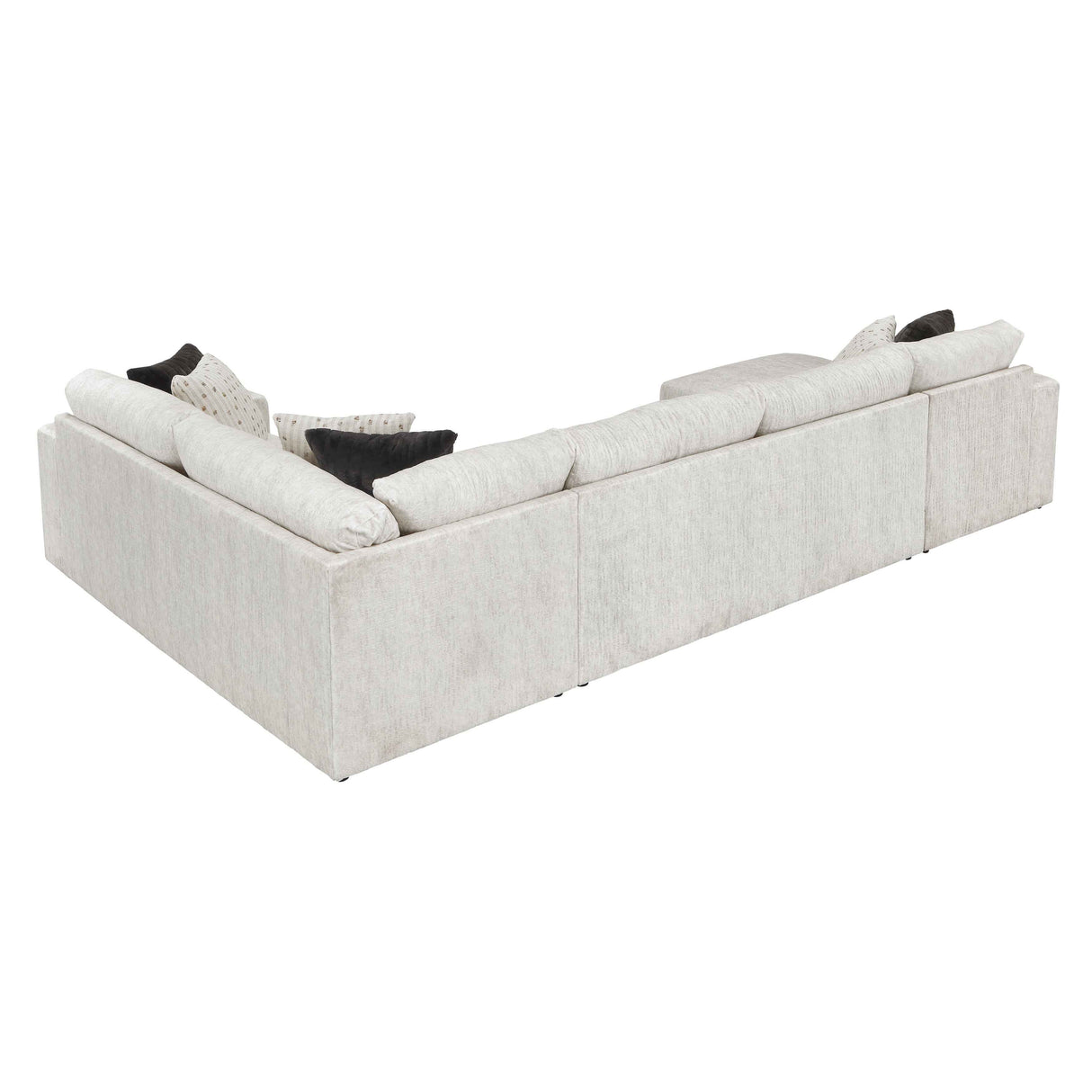 Solace Beige LAF Sectional by Homelegance at Eve Furniture