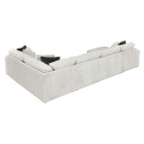 Solace Beige LAF Sectional by Homelegance at Eve Furniture