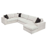 Solace Beige RAF Sectional by Homelegance at Eve Furniture