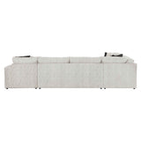 Solace Beige RAF Sectional by Homelegance at Eve Furniture