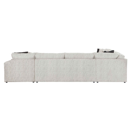 Solace Beige RAF Sectional by Homelegance at Eve Furniture