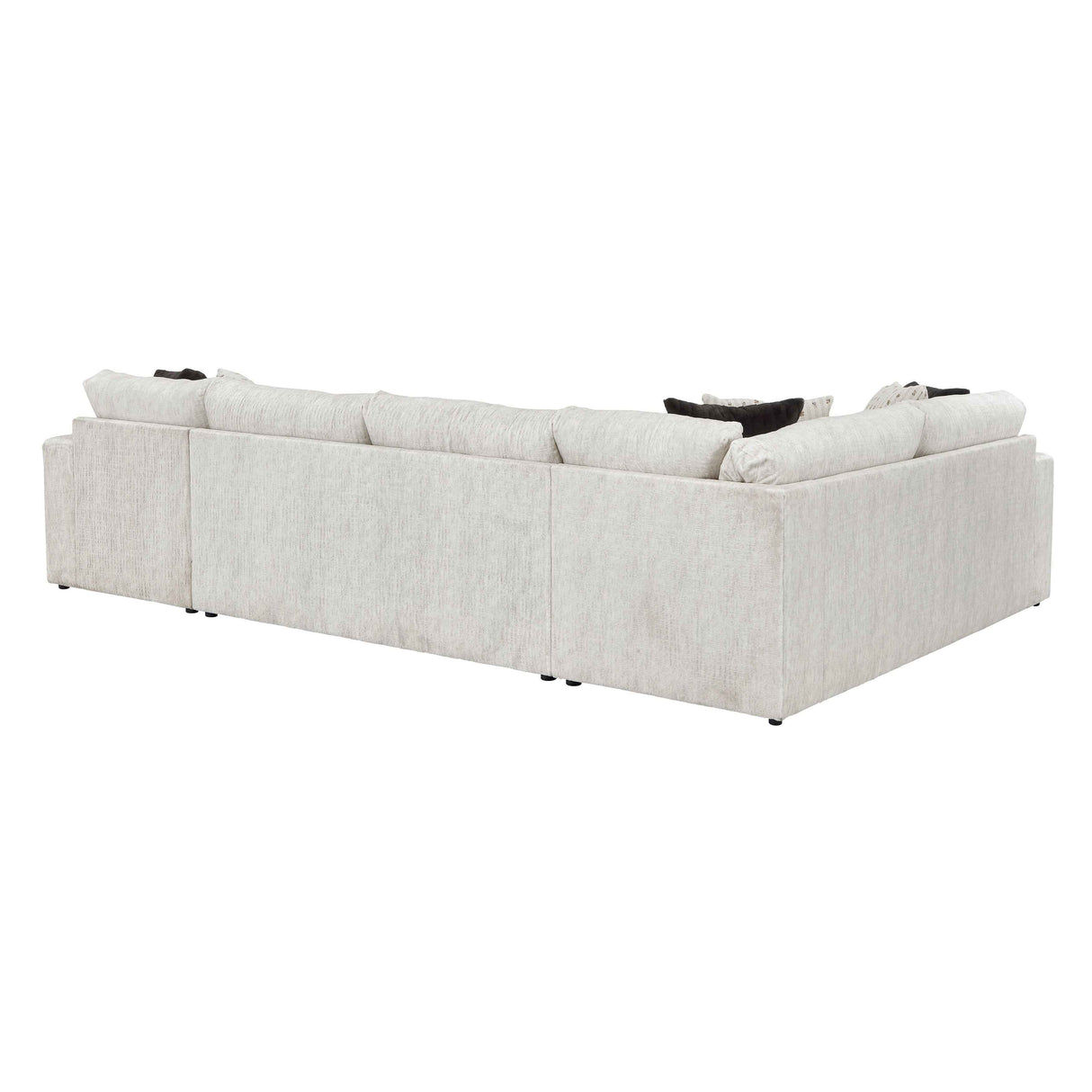 Solace Beige RAF Sectional by Homelegance at Eve Furniture