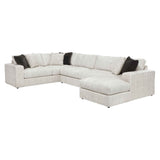 Solace Beige RAF Sectional by Homelegance at Eve Furniture