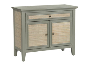 Solace Gray/Brown Two-Door Cabinet by Crestview at Eve Furniture