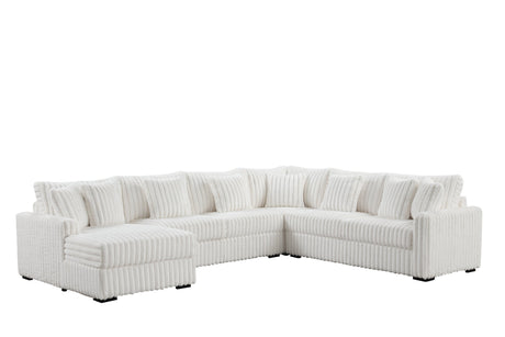 Solana Beige Left Arm Facing (LAF) Sectional by Happy Homes at Eve Furniture