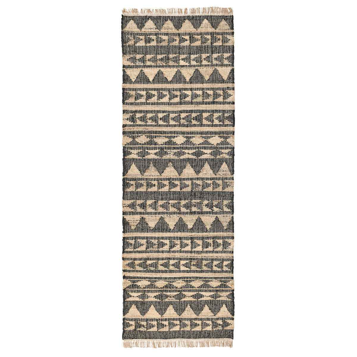 Solana Black Natural Distressed Rug by Classic Home at Eve Furniture
