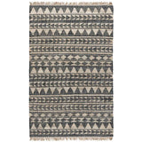 Solana Black Natural Distressed Rug by Classic Home at Eve Furniture