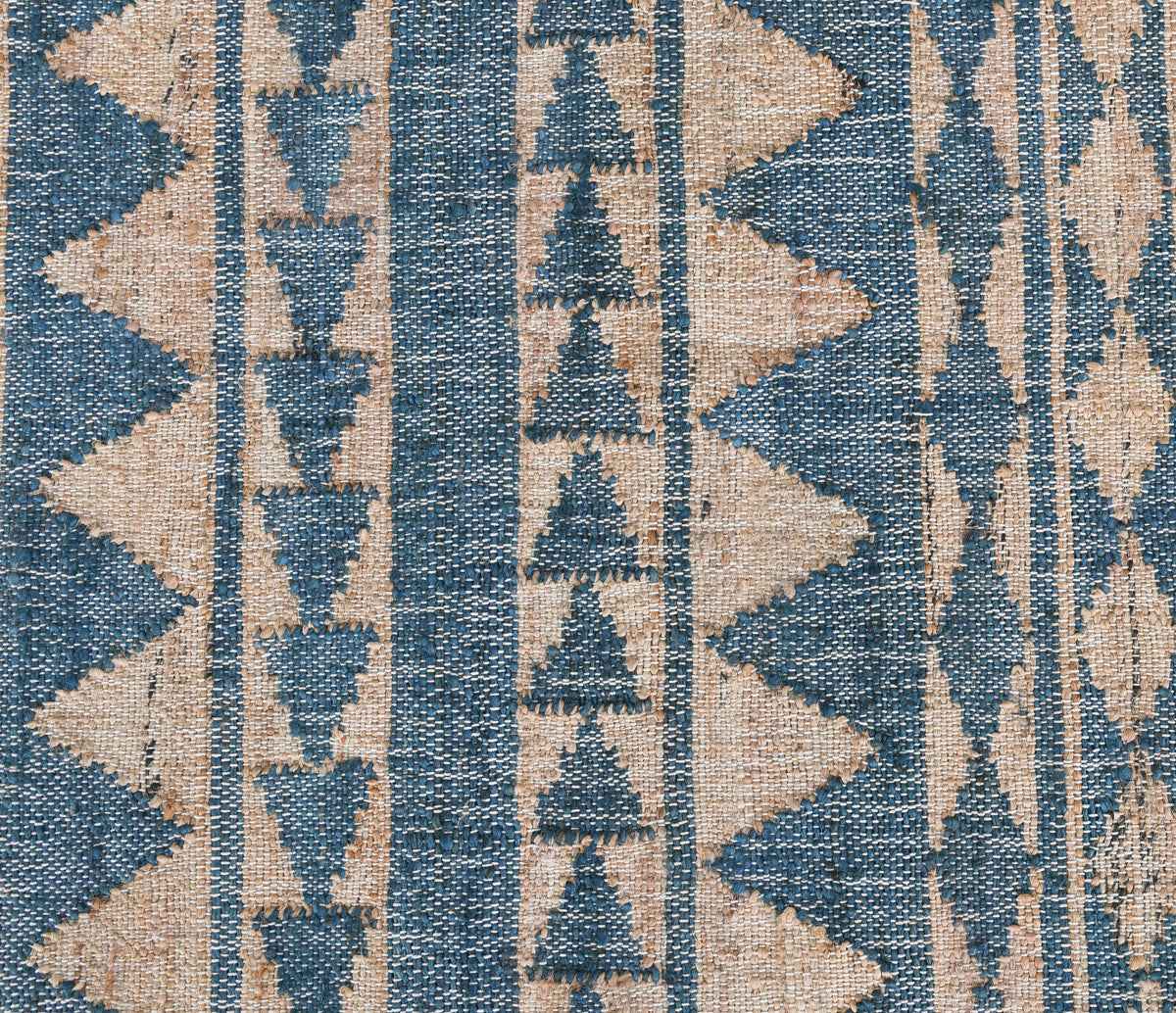 Solana Blue Natural Distressed Rug by Classic Home at Eve Furniture