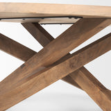 Solana Light Brown Wood Coffee Table by Mercana at Eve Furniture