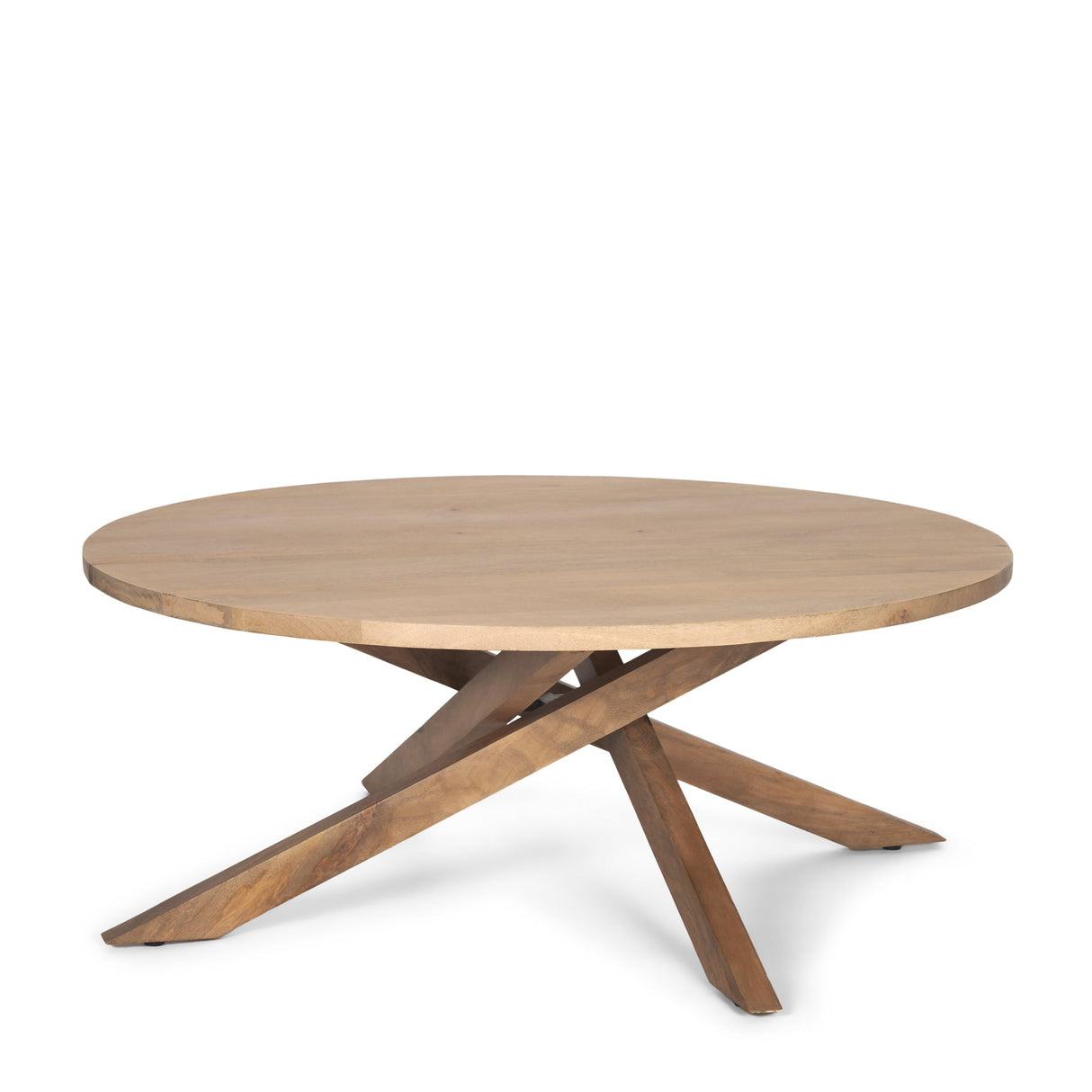 Solana Light Brown Wood Coffee Table by Mercana at Eve Furniture