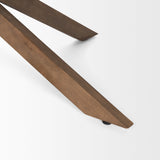 Solana Medium Brown Wood Coffee Table by Mercana at Eve Furniture