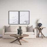 Solana Medium Brown Wood Coffee Table by Mercana at Eve Furniture