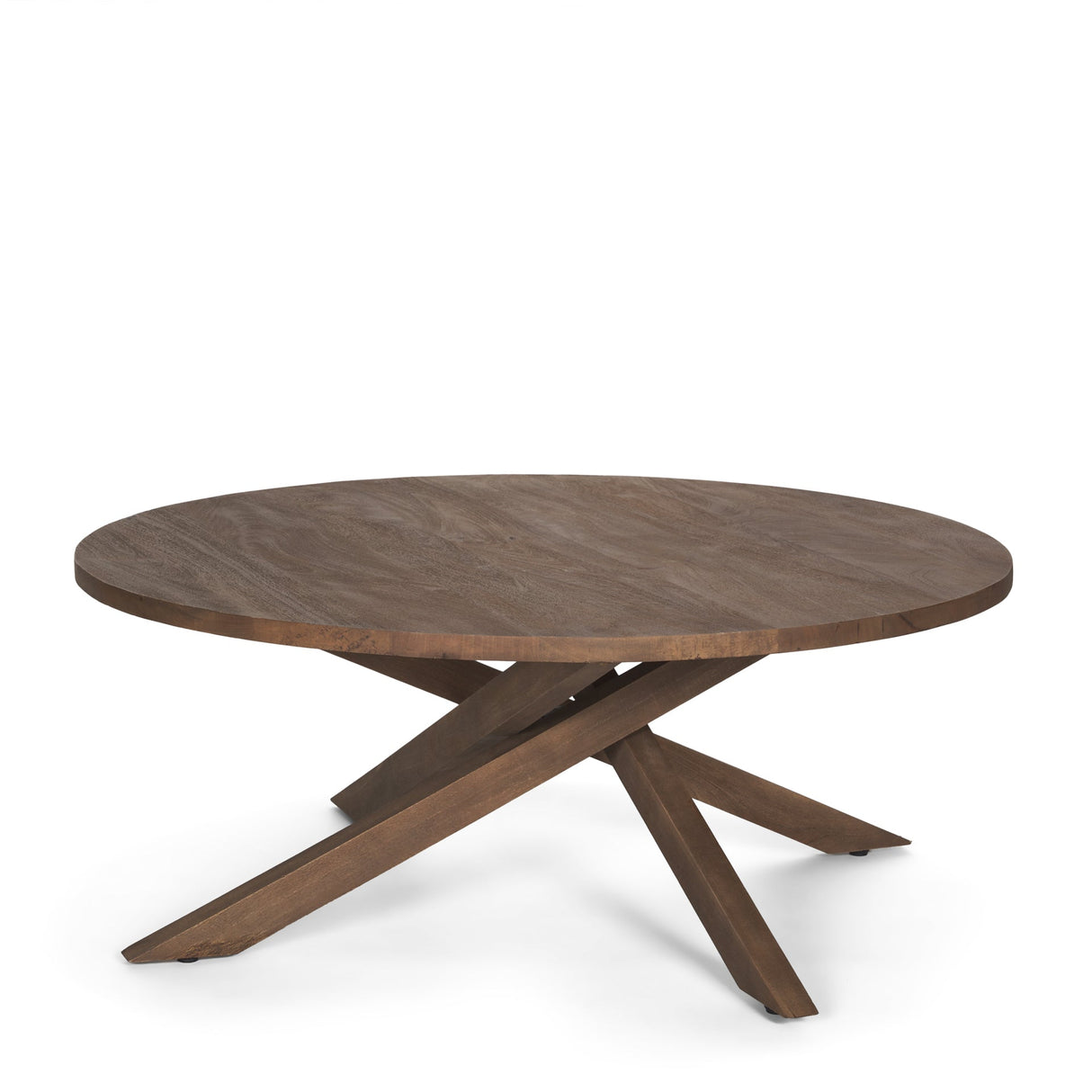 Solana Medium Brown Wood Coffee Table by Mercana at Eve Furniture