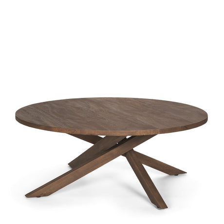 Solana Medium Brown Wood Coffee Table by Mercana at Eve Furniture