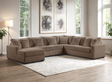 Solana Mocha Sectional by Happy Homes at Eve Furniture