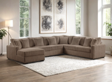 Solana Mocha Sectional by Happy Homes at Eve Furniture