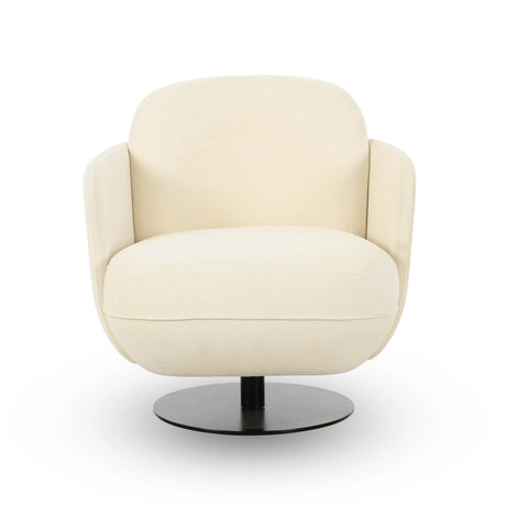 Solange Velvet Swivel Chair by TOV Furniture at Eve Furniture