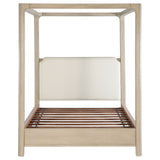Solano 85-inch Weathered Mango Queen Canopy Bed by Coaster at Eve Furniture