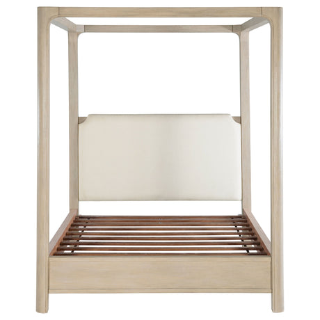 Solano 85-inch Weathered Mango Queen Canopy Bed by Coaster at Eve Furniture