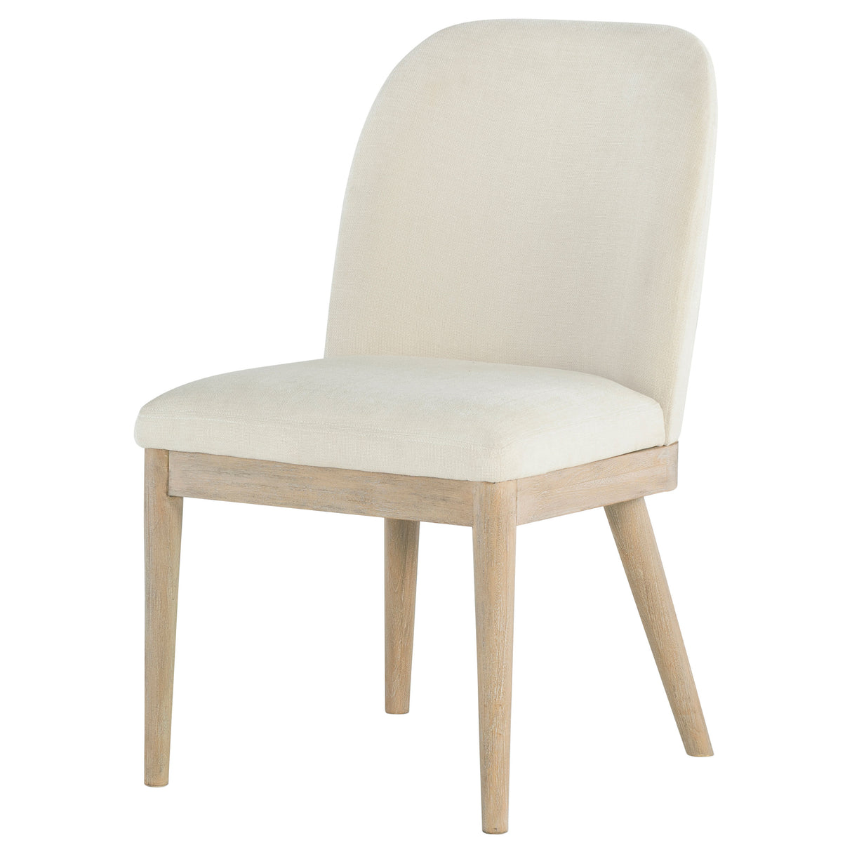 Solano Beige Upholstered Dining Side Chair (Set of 2) by Coaster at Eve Furniture