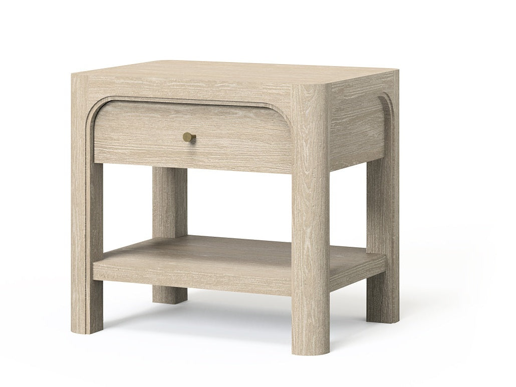 Solano Weathered Mango 1-drawer Nightstand Bedside Table by Coaster at Eve Furniture