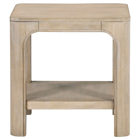 Solano Weathered Mango 2-piece Square Coffee Table Set by Coaster at Eve Furniture