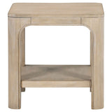 Solano Weathered Mango 3-piece Square Coffee Table Set by Coaster at Eve Furniture