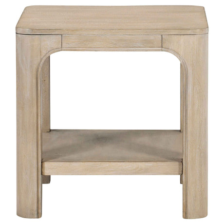 Solano Weathered Mango 3-piece Square Coffee Table Set by Coaster at Eve Furniture
