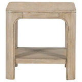 Solano Weathered Mango 3-piece Square Coffee Table Set by Coaster at Eve Furniture
