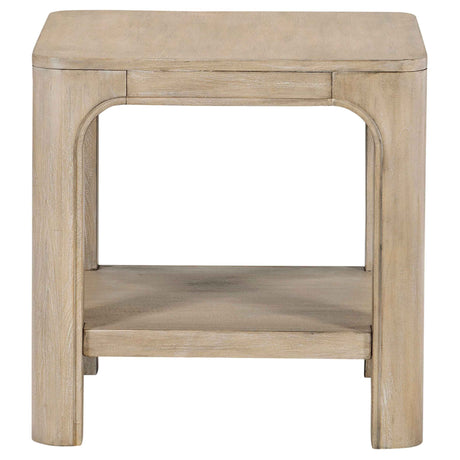 Solano Weathered Mango 3-piece Square Coffee Table Set by Coaster at Eve Furniture