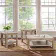 Solano Weathered Mango 3-piece Square Coffee Table Set by Coaster at Eve Furniture