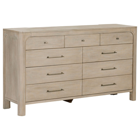 Solano Weathered Mango 4-Piece Eastern King Bedroom Set by Coaster at Eve Furniture