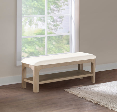 Solano Weathered Mango 49-inch Bedroom Bed End Bench by Coaster at Eve Furniture