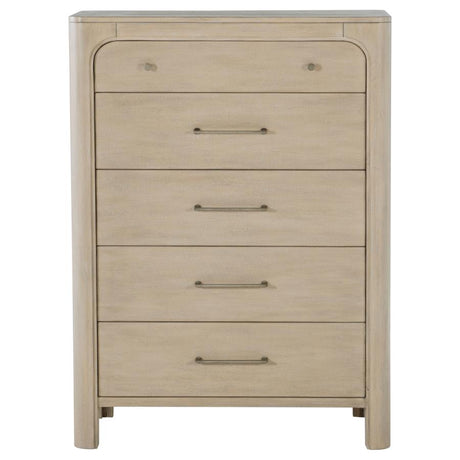 Solano Weathered Mango 5-drawer Bedroom Chest of Drawers by Coaster at Eve Furniture
