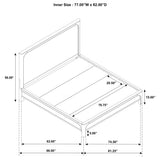 Solano Weathered Mango 5-piece Eastern King Bedroom Set by Coaster at Eve Furniture
