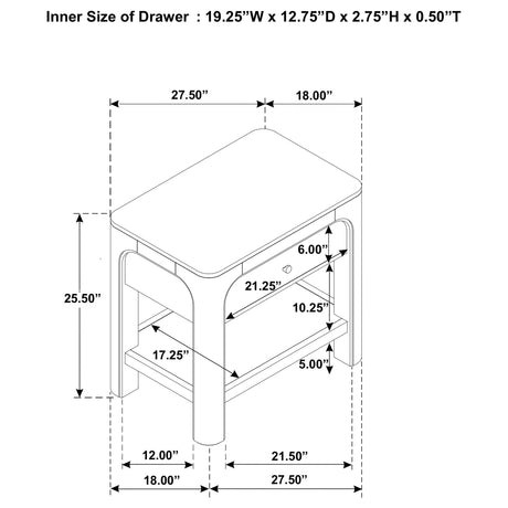 Solano Weathered Mango 5-piece Eastern King Bedroom Set by Coaster at Eve Furniture