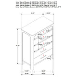 Solano Weathered Mango 5-piece Eastern King Bedroom Set by Coaster at Eve Furniture