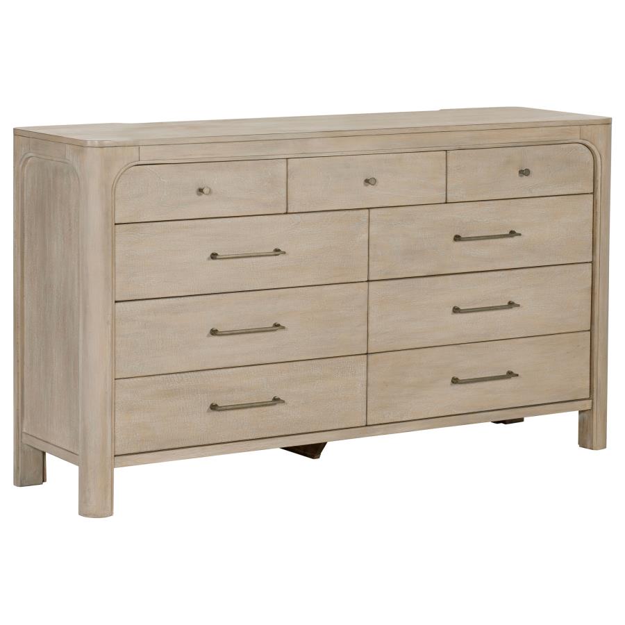 Solano Weathered Mango 5-Piece Eastern King Bedroom Set by Coaster at Eve Furniture