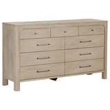 Solano Weathered Mango 5-Piece Eastern King Bedroom Set by Coaster at Eve Furniture