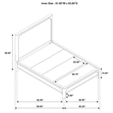 Solano Weathered Mango 5-piece Queen Bedroom Set by Coaster at Eve Furniture