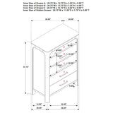 Solano Weathered Mango 5-piece Queen Bedroom Set by Coaster at Eve Furniture